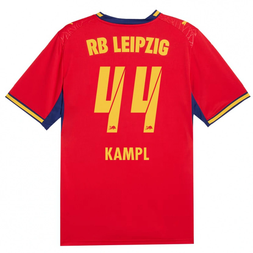 Danxen Niño Camiseta Kevin Kampl #44 Azul Real Rojo Amarillo 2ª Equipación 2026/27 La Camisa México