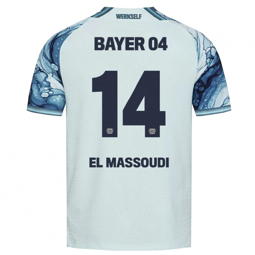 Danxen Niño Camiseta Nassim El Massoudi #14 Negro Verde Oscuro 2ª Equipación 2026/27 La Camisa México