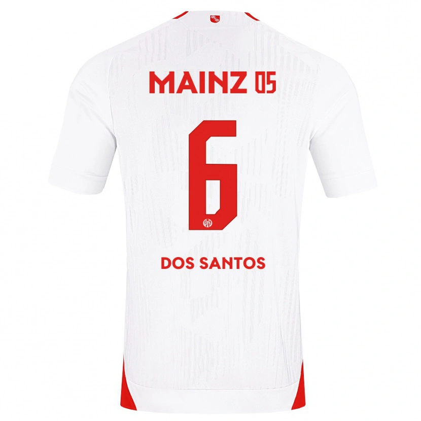 Danxen Niño Camiseta Alexandre Tavares Dos Santos #6 Blanco Rojo Amarillo 2ª Equipación 2026/27 La Camisa México