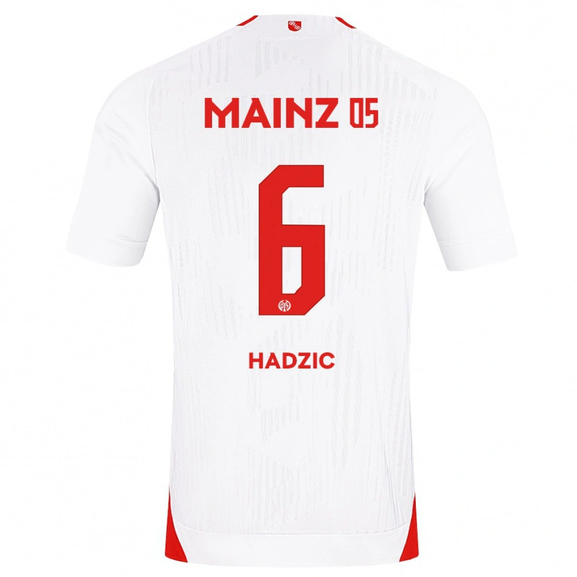 Danxen Niño Camiseta Zinedine Hadzic #6 Blanco Rojo Amarillo 2ª Equipación 2026/27 La Camisa México
