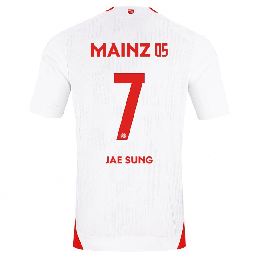 Danxen Niño Camiseta Jae-Sung Lee #7 Blanco Rojo Amarillo 2ª Equipación 2026/27 La Camisa México
