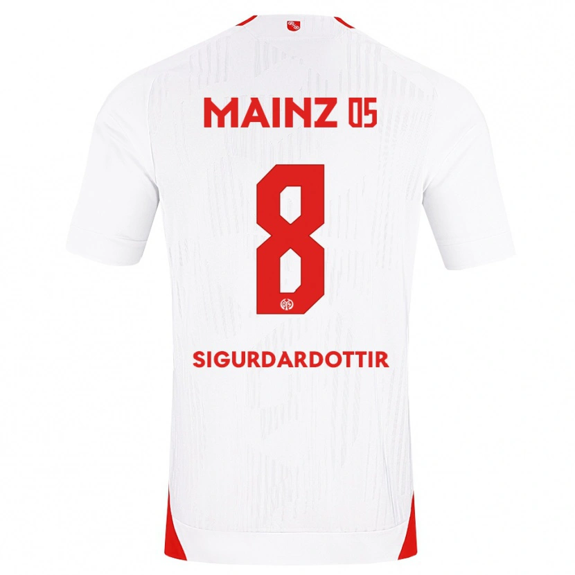 Danxen Niño Camiseta Heiðrún Sigurðardóttir #8 Blanco Rojo Amarillo 2ª Equipación 2026/27 La Camisa México
