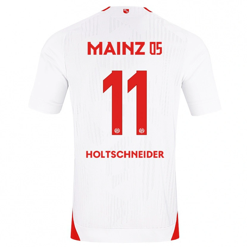 Danxen Niño Camiseta Hannah Holtschneider #11 Blanco Rojo Amarillo 2ª Equipación 2026/27 La Camisa México