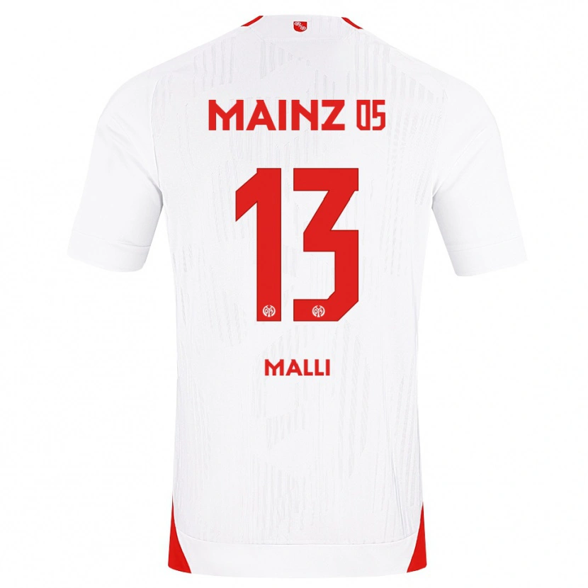 Danxen Niño Camiseta Yunus Mallı #13 Blanco Rojo Amarillo 2ª Equipación 2026/27 La Camisa México