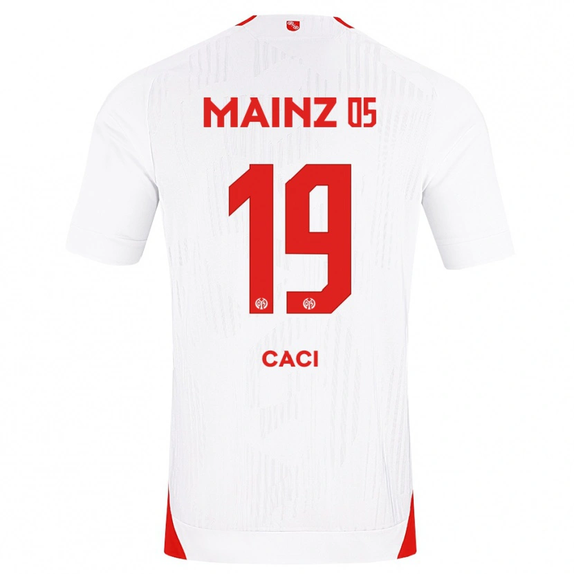 Danxen Niño Camiseta Anthony Caci #19 Blanco Rojo Amarillo 2ª Equipación 2026/27 La Camisa México