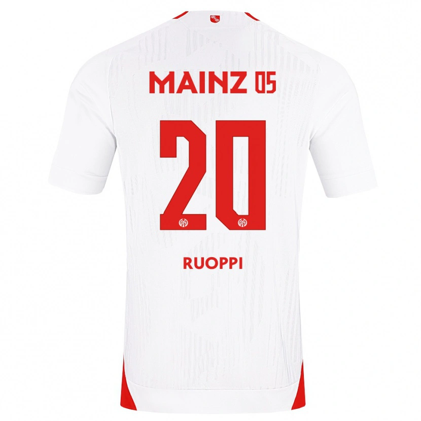 Danxen Niño Camiseta Otto Ruoppi #20 Blanco Rojo Amarillo 2ª Equipación 2026/27 La Camisa México