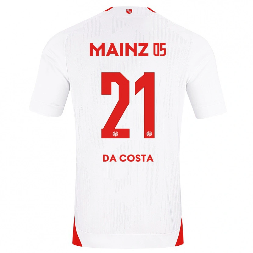 Danxen Niño Camiseta Danny Da Costa #21 Blanco Rojo Amarillo 2ª Equipación 2026/27 La Camisa México