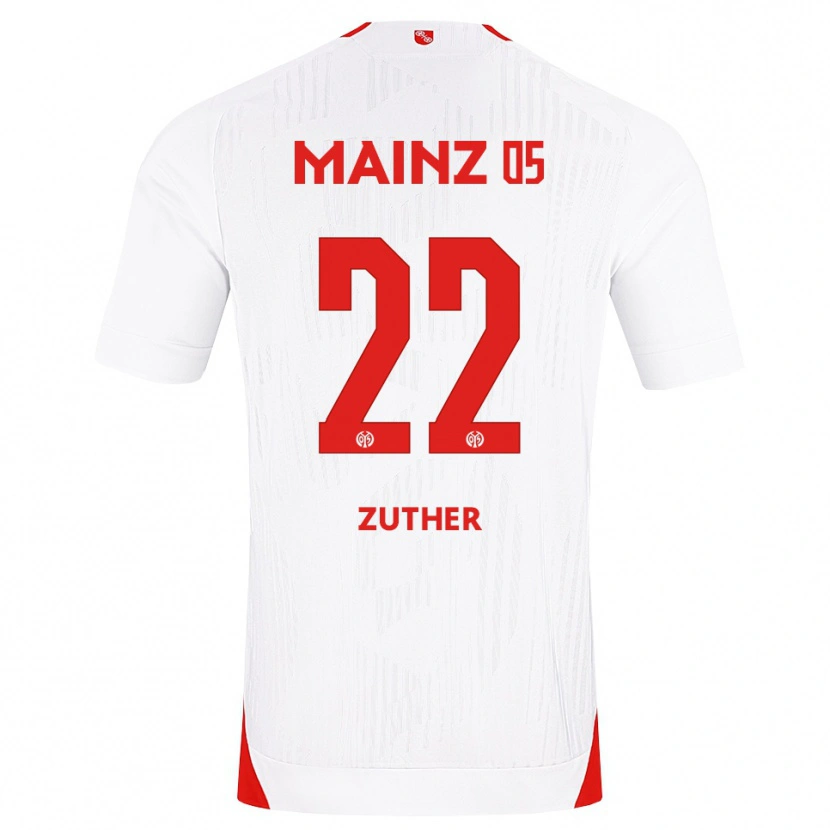 Danxen Niño Camiseta Pit Zuther #22 Blanco Rojo Amarillo 2ª Equipación 2026/27 La Camisa México