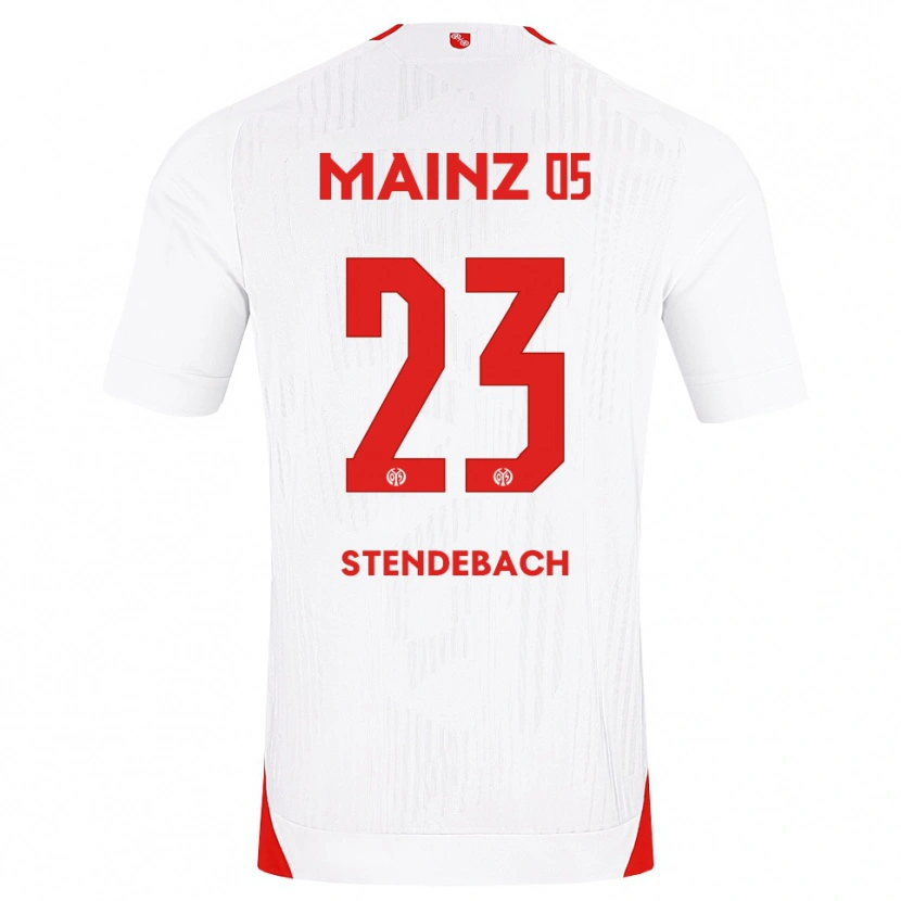 Danxen Niño Camiseta Jule Stendebach #23 Blanco Rojo Amarillo 2ª Equipación 2026/27 La Camisa México