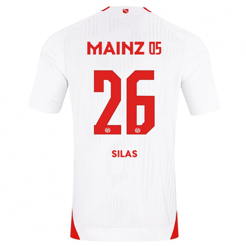 Danxen Niño Camiseta Silas Katompa Mvumpa #26 Blanco Rojo Amarillo 2ª Equipación 2026/27 La Camisa México