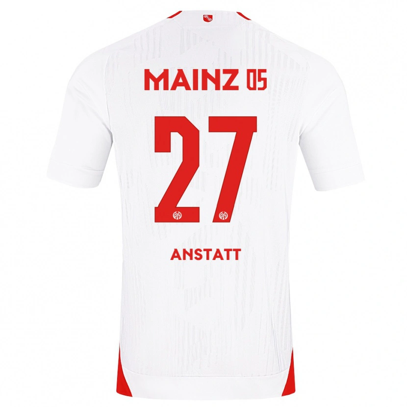 Danxen Niño Camiseta Nadine Anstatt #27 Blanco Rojo Amarillo 2ª Equipación 2026/27 La Camisa México