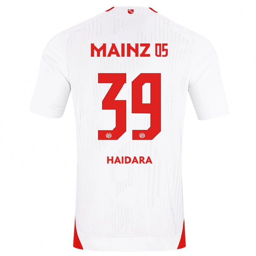 Danxen Niño Camiseta Alynho Haidara #39 Blanco Rojo Amarillo 2ª Equipación 2026/27 La Camisa México
