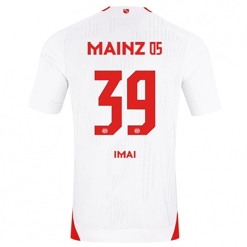 Danxen Niño Camiseta Yurina Imai #39 Blanco Rojo Amarillo 2ª Equipación 2026/27 La Camisa México