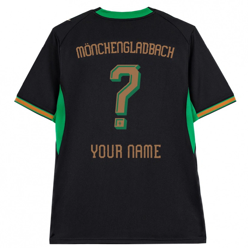 Danxen Niño Camiseta Su Nombre #0 Negro Naranja Verde Marrón 2ª Equipación 2026/27 La Camisa México
