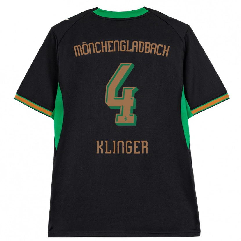 Danxen Niño Camiseta Nina Klinger #4 Negro Naranja Verde Marrón 2ª Equipación 2026/27 La Camisa México