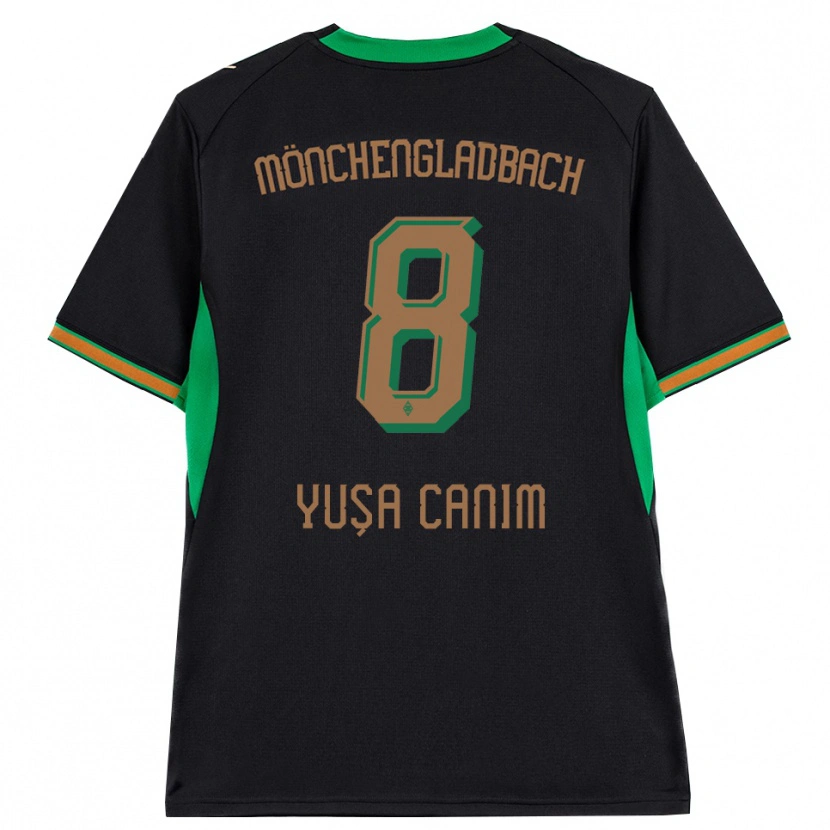 Danxen Niño Camiseta Salih Yuşa Canım #8 Negro Naranja Verde Marrón 2ª Equipación 2026/27 La Camisa México