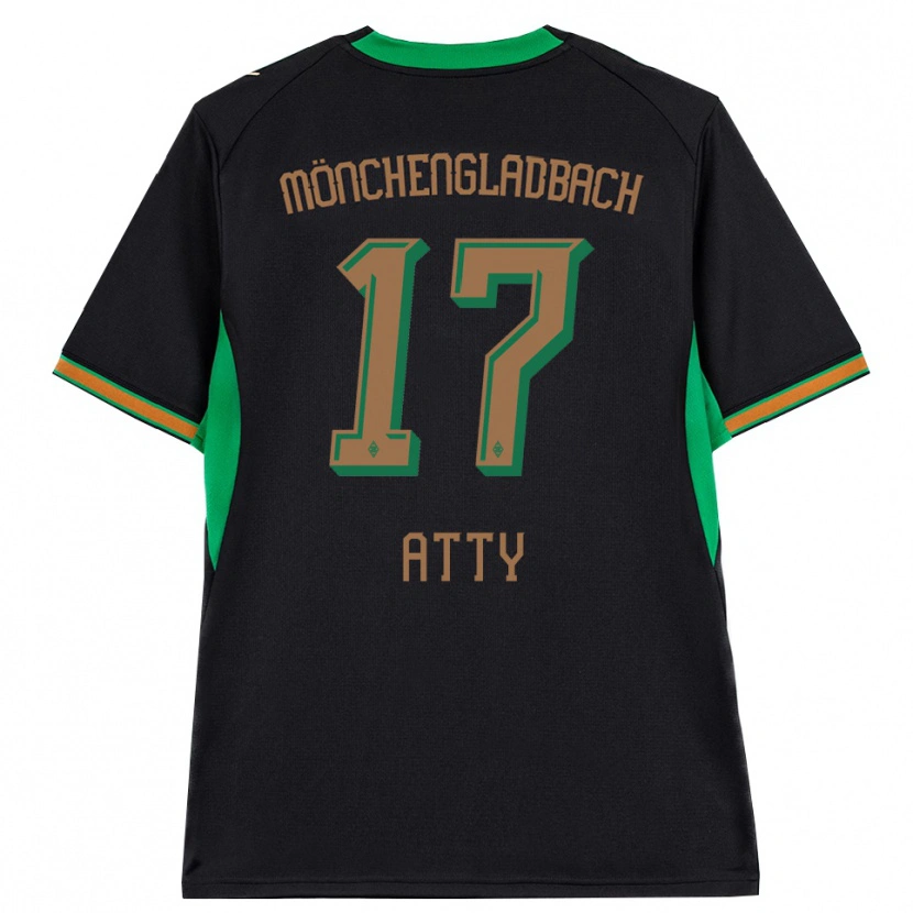 Danxen Niño Camiseta Yassir Atty #17 Negro Naranja Verde Marrón 2ª Equipación 2026/27 La Camisa México