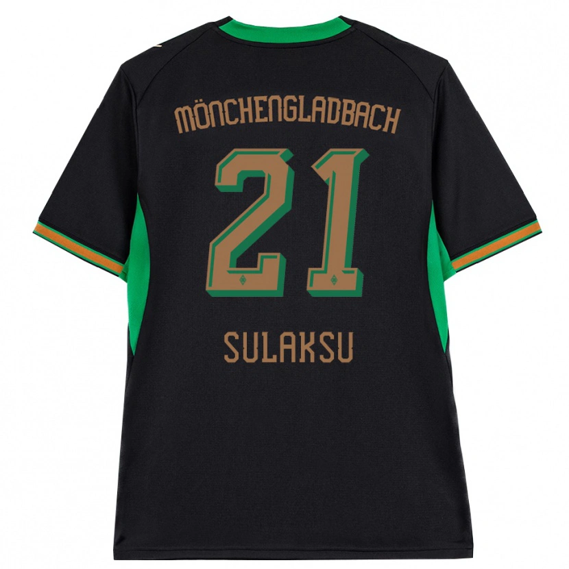 Danxen Niño Camiseta Ozan Sulaksu #21 Negro Naranja Verde Marrón 2ª Equipación 2026/27 La Camisa México