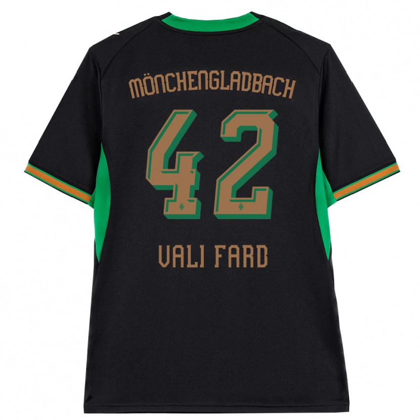 Danxen Niño Camiseta Elias Vali Fard #42 Negro Naranja Verde Marrón 2ª Equipación 2026/27 La Camisa México