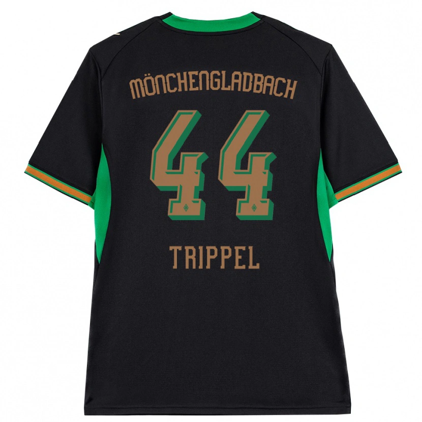 Danxen Niño Camiseta Marcello Trippel #44 Negro Naranja Verde Marrón 2ª Equipación 2026/27 La Camisa México