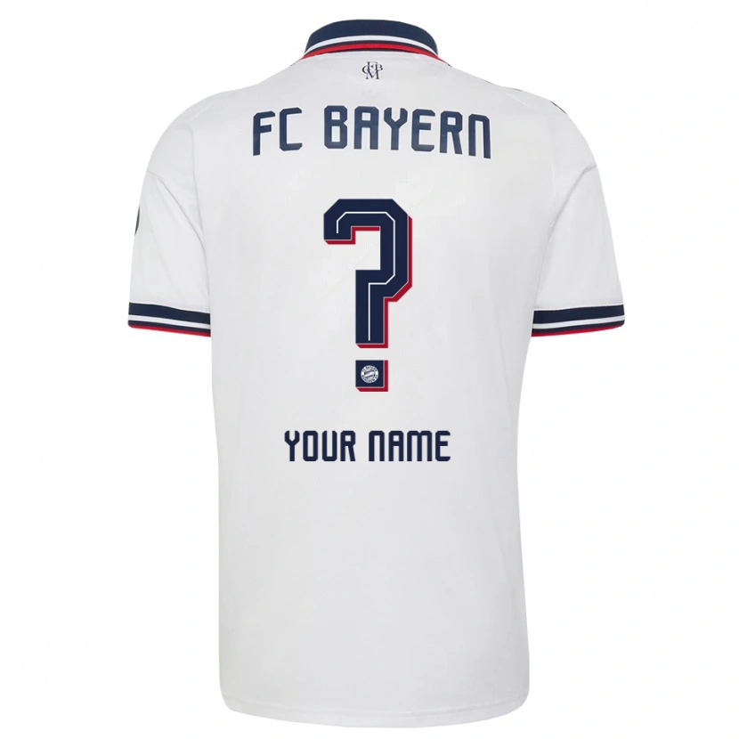 Danxen Niño Camiseta Su Nombre #0 Gris Blanco Rojo 2ª Equipación 2026/27 La Camisa México