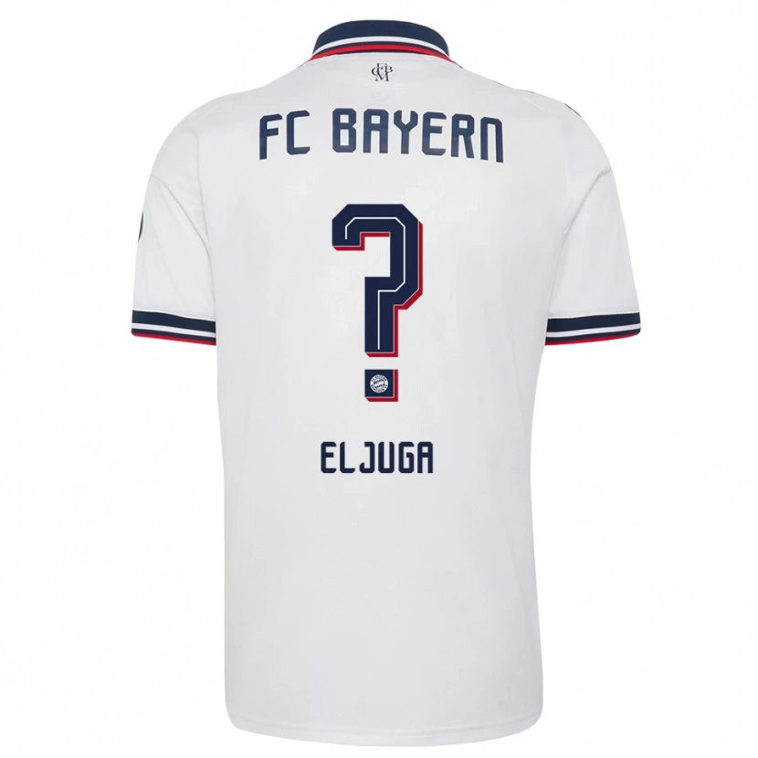 Danxen Niño Camiseta Gabriel Eljuga #0 Gris Blanco Rojo 2ª Equipación 2026/27 La Camisa México