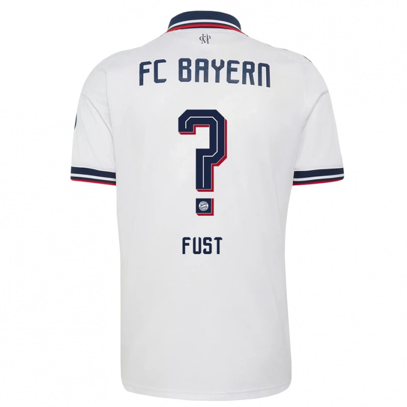 Danxen Niño Camiseta Leon Fust #0 Gris Blanco Rojo 2ª Equipación 2026/27 La Camisa México