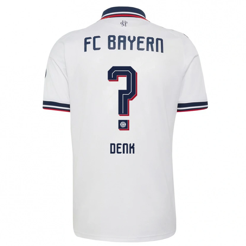 Danxen Niño Camiseta Luca Denk #0 Gris Blanco Rojo 2ª Equipación 2026/27 La Camisa México