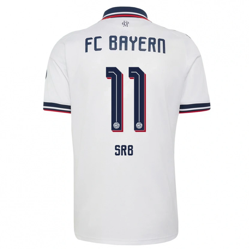 Danxen Niño Camiseta Matous Srb #11 Gris Blanco Rojo 2ª Equipación 2026/27 La Camisa México