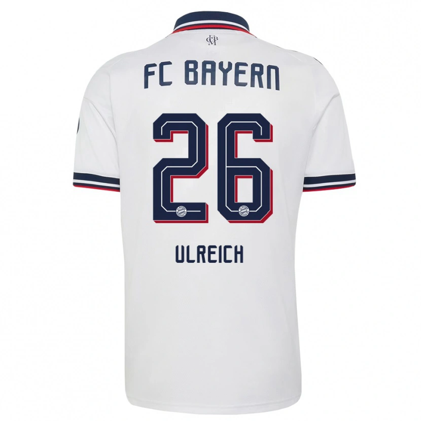 Danxen Niño Camiseta Sven Ulreich #26 Gris Blanco Rojo 2ª Equipación 2026/27 La Camisa México