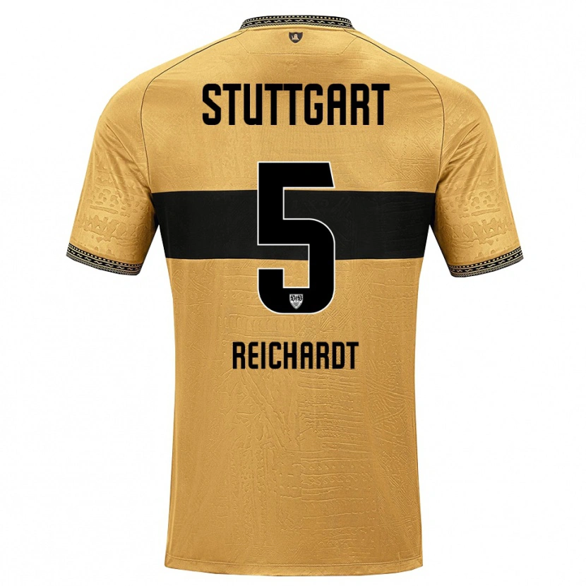Danxen Niño Camiseta Jona Reichardt #5 Blanco Negro Marrón 2ª Equipación 2026/27 La Camisa México