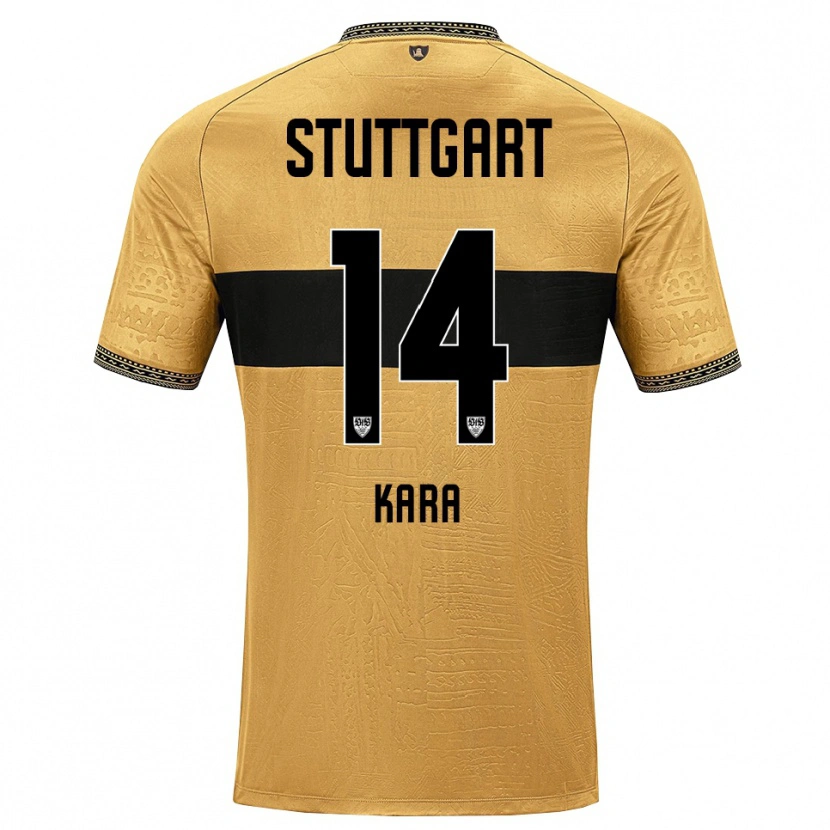 Danxen Niño Camiseta Semih Kara #14 Blanco Negro Marrón 2ª Equipación 2026/27 La Camisa México
