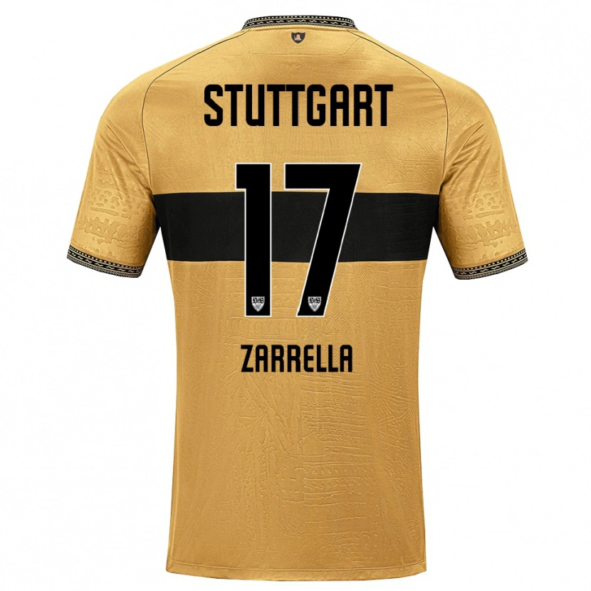Danxen Niño Camiseta Gabriel Zarrella #17 Blanco Negro Marrón 2ª Equipación 2026/27 La Camisa México