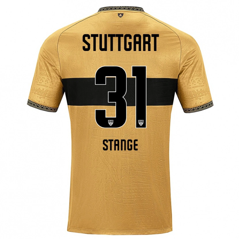 Danxen Niño Camiseta Veit Stange #31 Blanco Negro Marrón 2ª Equipación 2026/27 La Camisa México