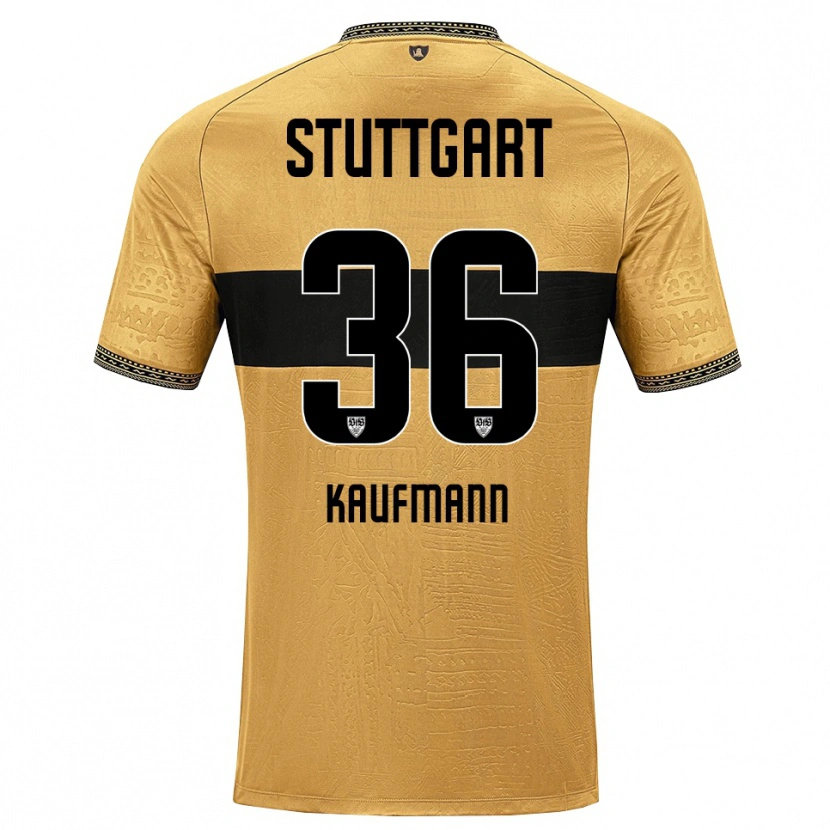 Danxen Niño Camiseta Tino Kaufmann #36 Blanco Negro Marrón 2ª Equipación 2026/27 La Camisa México