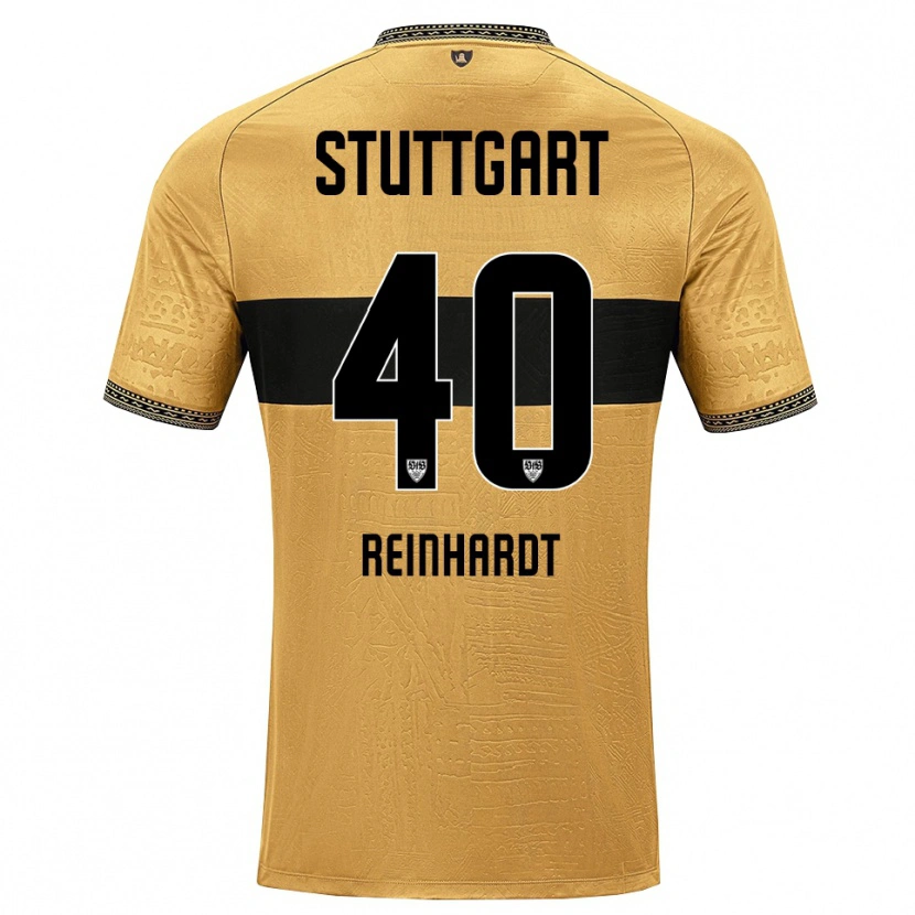 Danxen Niño Camiseta Peter Reinhardt #40 Blanco Negro Marrón 2ª Equipación 2026/27 La Camisa México