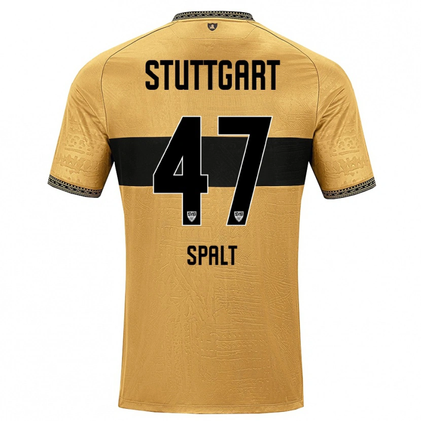 Danxen Niño Camiseta Yanik Spalt #47 Blanco Negro Marrón 2ª Equipación 2026/27 La Camisa México