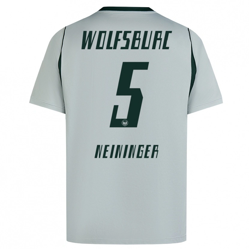 Danxen Niño Camiseta Tim Neininger #5 Verde Gris 2ª Equipación 2026/27 La Camisa México