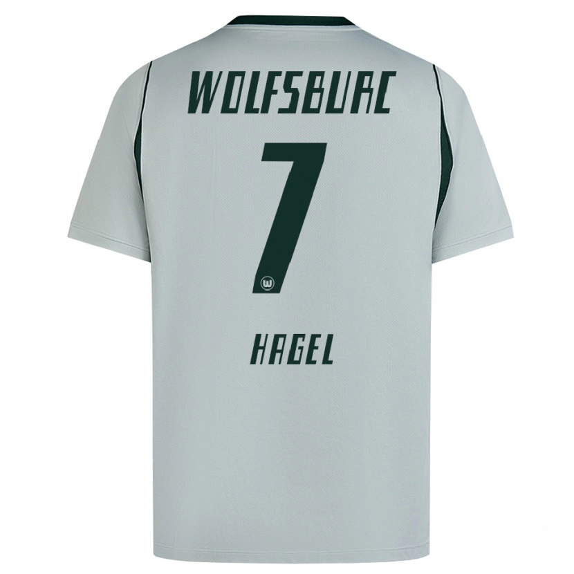 Danxen Niño Camiseta Chantal Hagel #7 Verde Gris 2ª Equipación 2026/27 La Camisa México