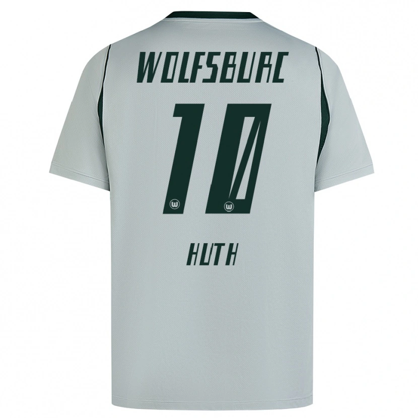 Danxen Niño Camiseta Svenja Huth #10 Verde Gris 2ª Equipación 2026/27 La Camisa México