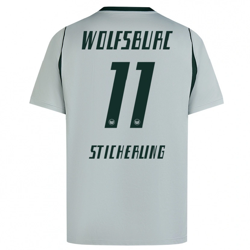Danxen Niño Camiseta Carl-Anton Sticherling #11 Verde Gris 2ª Equipación 2026/27 La Camisa México