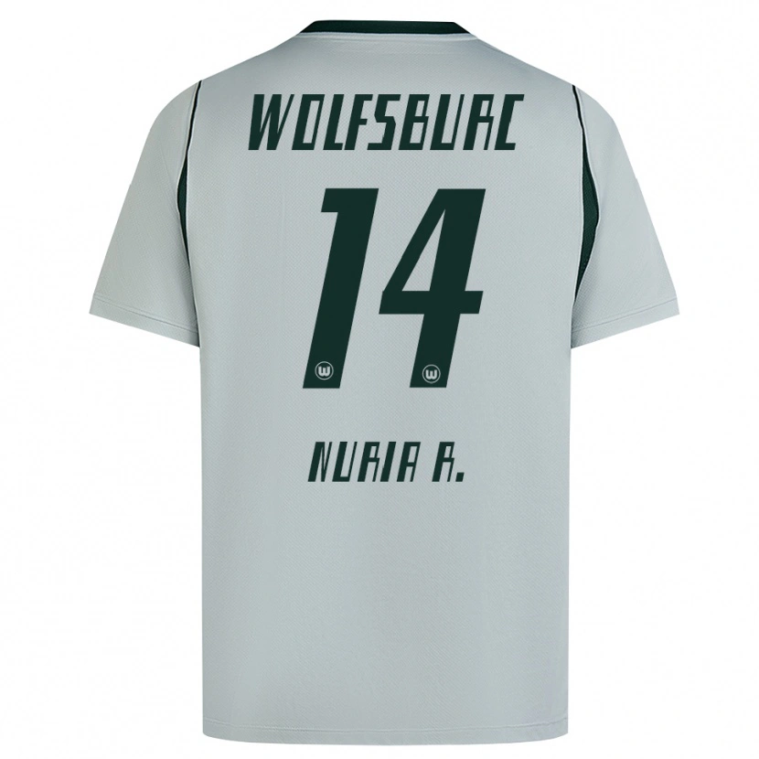 Danxen Niño Camiseta Nuria Rabano #14 Verde Gris 2ª Equipación 2026/27 La Camisa México