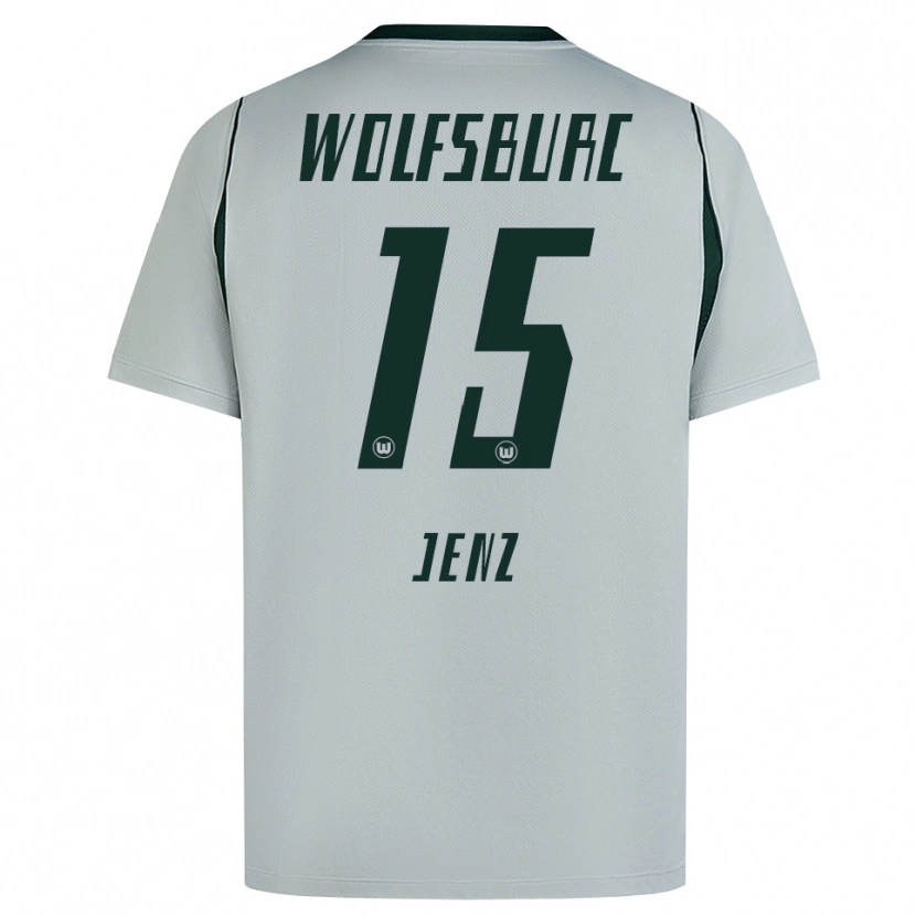 Danxen Niño Camiseta Moritz Jenz #15 Verde Gris 2ª Equipación 2026/27 La Camisa México