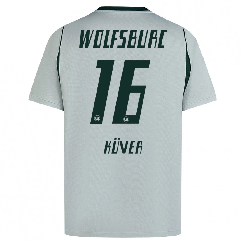 Danxen Niño Camiseta Camilla Küver #16 Verde Gris 2ª Equipación 2026/27 La Camisa México