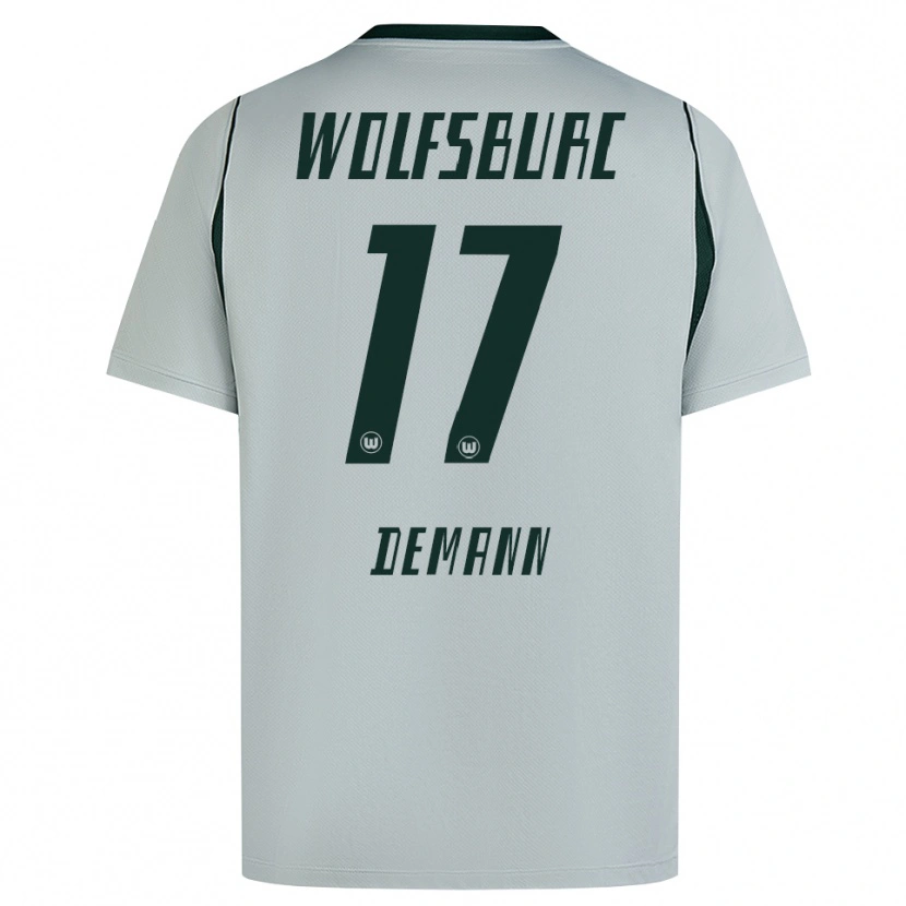 Danxen Niño Camiseta Kristin Demann #17 Verde Gris 2ª Equipación 2026/27 La Camisa México
