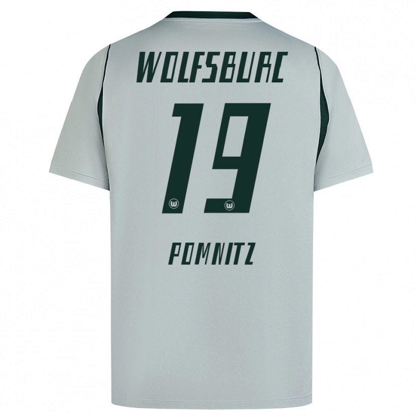 Danxen Niño Camiseta Leonard Pomnitz #19 Verde Gris 2ª Equipación 2026/27 La Camisa México