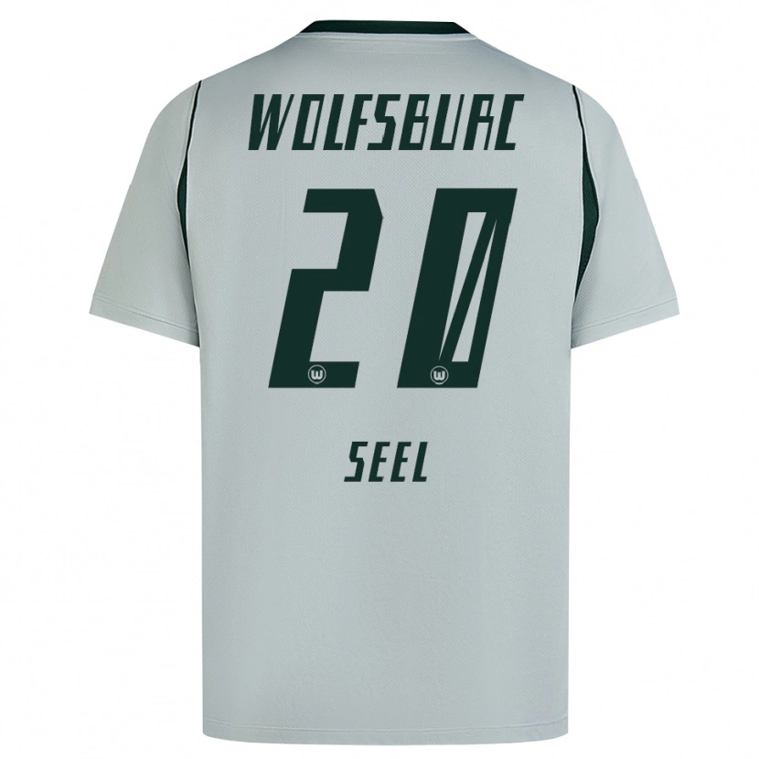 Danxen Niño Camiseta William Seel #20 Verde Gris 2ª Equipación 2026/27 La Camisa México
