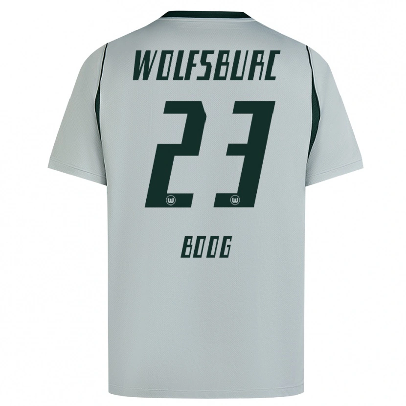 Danxen Niño Camiseta Miguel Boog #23 Verde Gris 2ª Equipación 2026/27 La Camisa México