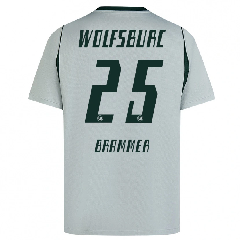 Danxen Niño Camiseta Ole Brammer #25 Verde Gris 2ª Equipación 2026/27 La Camisa México