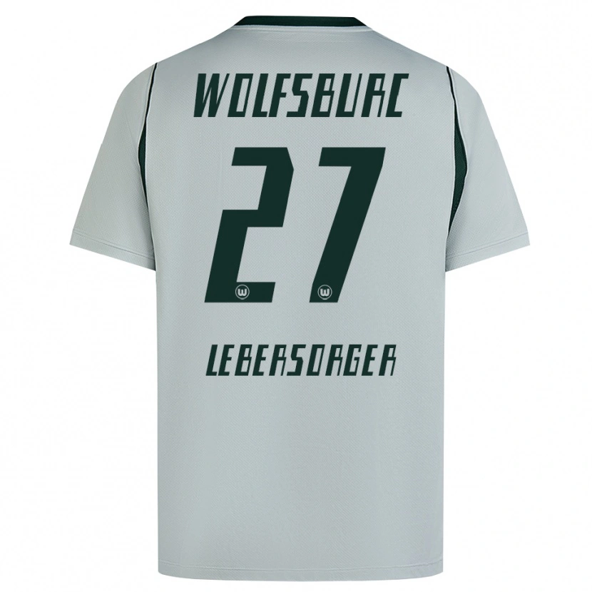 Danxen Niño Camiseta Kevin Lebersorger #27 Verde Gris 2ª Equipación 2026/27 La Camisa México